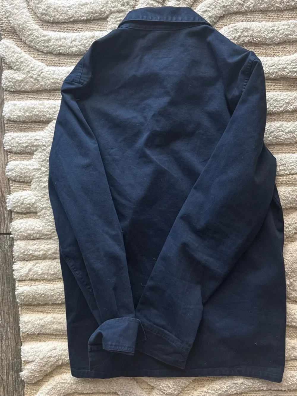 J. Crew Navy Blue Casual Button-Down Shirt Jacket